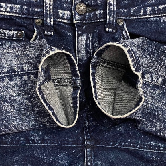 Rag & Bone Acid Wash Blue Skinny Jeans Mid Rise Retro Boho 27 - Picture 14 of 16